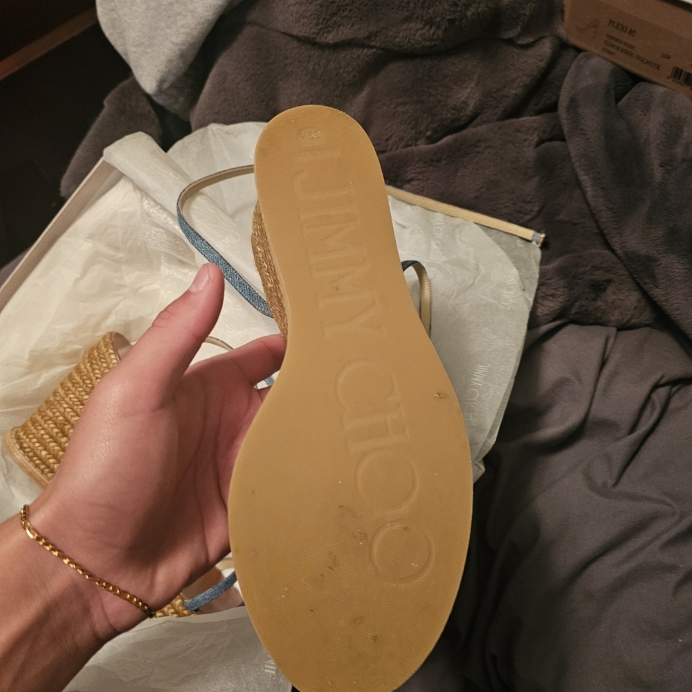 Jimmy Choo Danai Denim Espadrilles